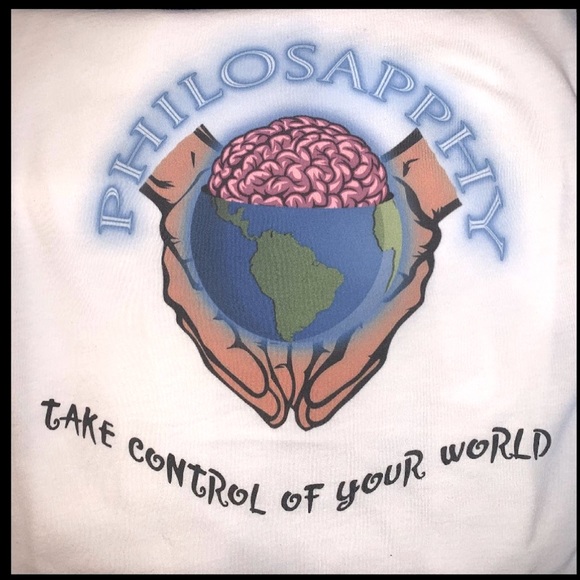 Philosapphy “Take Control of your World” UniSx T-shirt - Picture 4 of 7